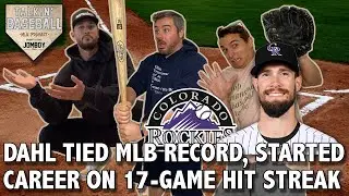 David Dahl opened career on MLB record-tying 17 game hit streak | Talkin' Baseball 144