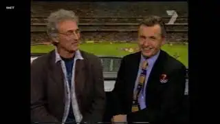 Sam Poyas, father of Ezra, interviewed half time of his son's debut for Richmond
