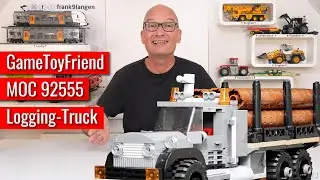 GameToyFriend - MOC 92555 Logging Truck - Holztransport-LKW