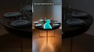 Modern Luxurious Table #aiart #resinart #dinningtabledecor