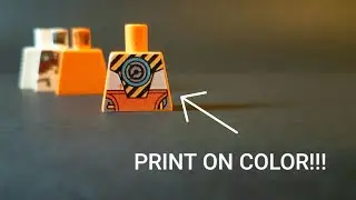 LEGO minifigure printing part 2: colored pieces