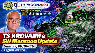 TS KROVANH & SW Monsoon Update - Sunday, 09/06/26 (English Version)