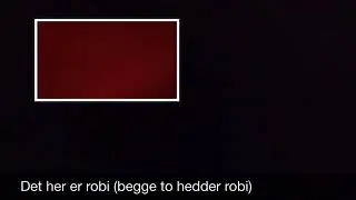 Robis (robi/ den der robot fra jul og mysterier 2) forhistorie!