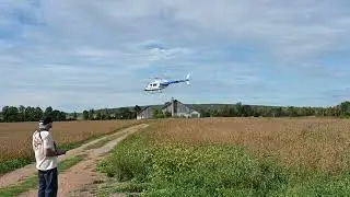 First flight with the new FrSky tray for Horus and Tandem with my Bell 206 700.