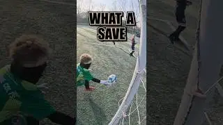 No angle. No space. BIG save 🧤