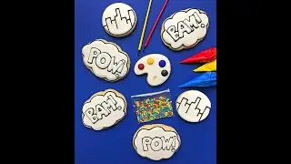 Color My Cookie: Superhero Tutorial
