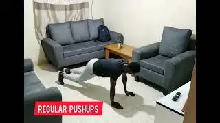HOME WORKOUTS REGULAR PUSH UPS  -  AMUMA FITNESS