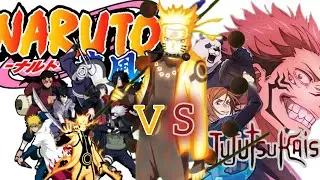 Naruto vs Jujutsu kaisen/aura cold moment/Naruto vs Sakuna/fan animation 