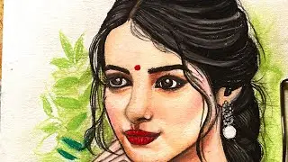 My New Soft Pastel Portrait Drawing Process #fulltutorial  #viralvideo #drawingonpaper