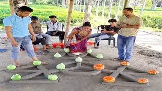 Vegetable Game | Lady and Jen&rsquo;s | Gaming Video | B Real Prank #trending #game #video #fun 