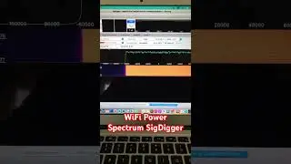 WiFi Power Spectrum SigDigger HackRF SDR #trending #shorts #ytshorts #viral