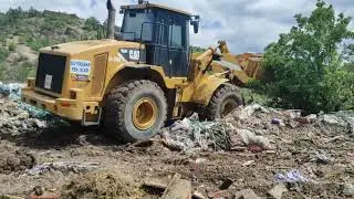CAT 950 LODER DÖKÜM SAHASI DÜZENLEMESİ YILLARIN ÇÖPÜ ORTADAN KALKIYOR 