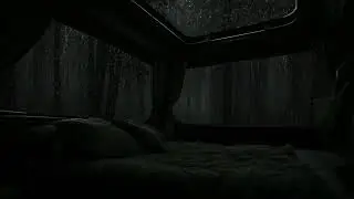Rain Sounds in the Car for Deep Sleep | Relaxing Night Ambience