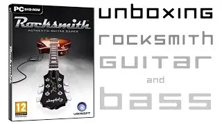 Распаковка unboxing ROCKSMITH GUITAR and BASS with REAL TONE CABLE for PC DVD