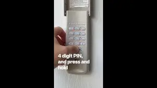 WOW! Reset Your LiftMaster PIN in 10 Seconds! #DIY #DoItYourself #EasyDIY #GarageDoor #GarageDoors