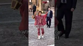 Jaden Smith Arrives At The #louisvuitton Fashion Show