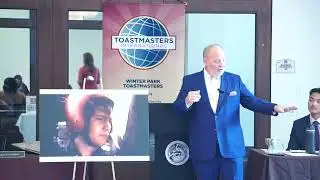 Tim Taylor - Best Speaker - Winter Park Toastmasters - WPTM