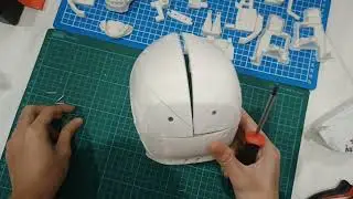 Inmoov by Gael Langevin, version 2 jaw and head assembly