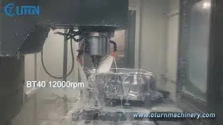 High-quality CNC machining center processing for gearbox housing of new energy#milling #CNC