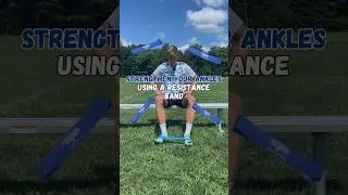 Strengthen Your Ankles Using A Resistance Band #footballshorts #messi #ankleinjury #soccer