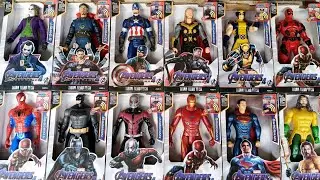 Avengers toys/action figures/unboxing/Cheap Price/SpiderMan,Superman,joker, Batman/toys.Asmr.347