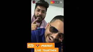 SID and Mayavi live together 😳 | Lan Event Live 😀❤️