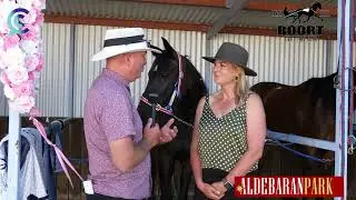 CC with Bec Morrissey after winning the 2024 Boort Trotters cup.