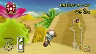 [MKW] Dry Dry Ruins - 1:46.972 - Justin (Input Viewer)