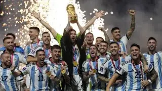 FIFA World Cup 2022 Qatar  🏆 trophy ceremony 💘🇦🇷🇨🇵