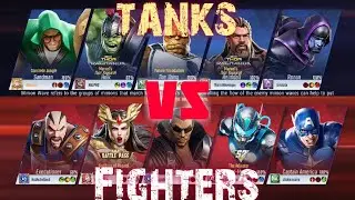 Tanks VS Fighters - AMAZING TEAMFIGHTS!