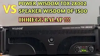 POWER WISDOM TDX 28002 HANDLE SPEAKER WISDOM 18DF1500 JOSSS BALAP