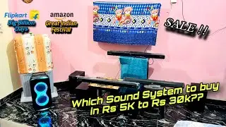 Amazon & Flipkart Mega Sale: Best Soundbars + Partyboxes ₹5K&ndash;₹30K 🎉 Mega Deals On Jbl, Sony & Govo