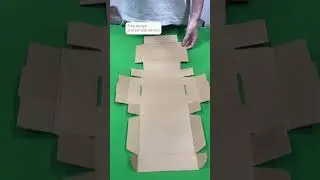 Flat-Pack Corrugated Box &ndash; Custom Die-Cut Packaging Solution 📦✂️