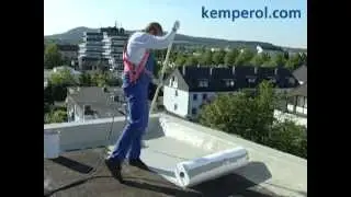 Waterproofing of flat roof with KEMPEROL