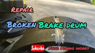 Repair broken brake drum//welding technique#paanogawin #machineshop#mechanicshop