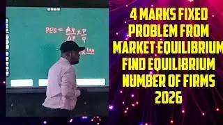 2nd PUC Economics Important questions 4 Marks 2026 Market Equilibrium 