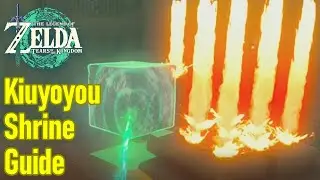 Zelda Tears of the Kingdom Kiuyoyou shrine guide walkthrough (fire and ice temple)