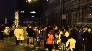 Fire On London new year eve hotel park plaza Westm