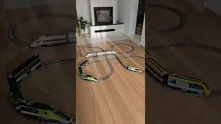 LEGO trains 60197, 60051, and 60337 on a tight track &ndash; slow and steady!