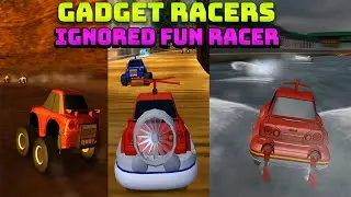 Simple Yet Fun Racer.. Gadget Racers - All Cars & 5 Tracks Gameplay Review PS2 4K