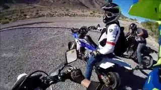 Supermoto Sunday: Sin City Supermoto off-road trail ride in the Las Vegas desert.