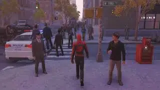 Spider-Man Remastered PS5 Just walking on streets again in 4k 60fps and RTX