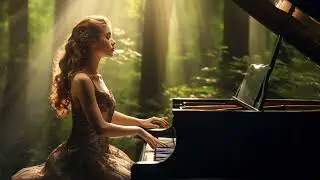 Forest Light Sleep Piano &ndash; Deep Relaxation & Night Ambience (4K, FIXED FRAME) | 숲속 수면 피아노
