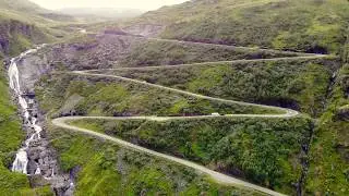Norway. The road from Voss to Vangsnes