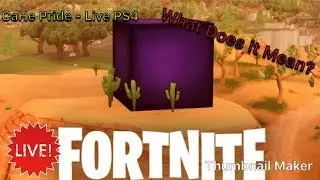 NEW Lightning Cube - Fortnite Battle Royale Live PS4 (357/400)