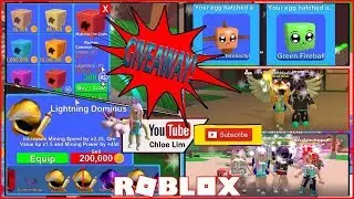 Roblox Mining Simulator! 🤝TRADING BACK! 3 NEW MYTHICAL HAT CRATES GIVEAWAY! See Desc!