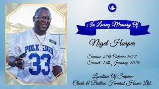 Funeral Tribute Service Of Nigel Harper