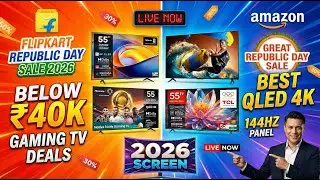 Best Gaming TV Deals below 40K | Flipkart and Amazon Republic Day Sale 2026