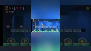 SMCW:Mario kills 2 Purple Mushrooms & he collect items vid 18. #shorts #mario #mushrooms #cave