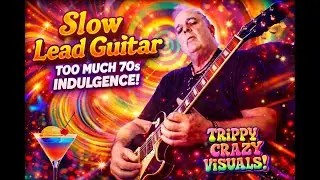 A Psychedelic Guitar Journey: Mind-Bending Visuals & 70s Vibes !